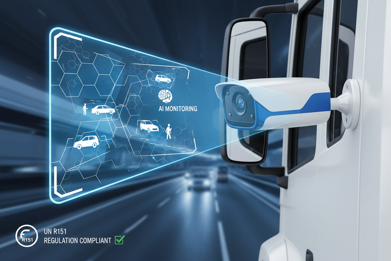 BSIS & MOIS: Telecamere AI per l’Angolo Cieco e Conformità alla Normativa UN R151