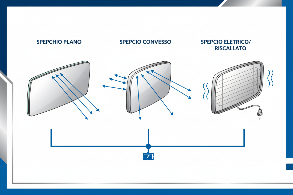 Guía de Tipos de Vidrios para Espejos Retrovisores