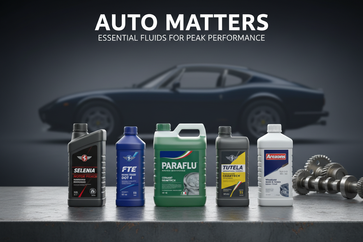 Tutto Sugli Oli e Liquidi Auto Essenziali per la Tua Auto