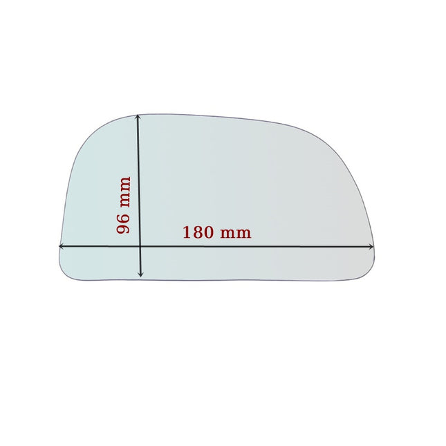 Vetro Specchio Retrovisore Lato SX-Guidatore Per Mitsubishi Eclipse II dal 1994-1999