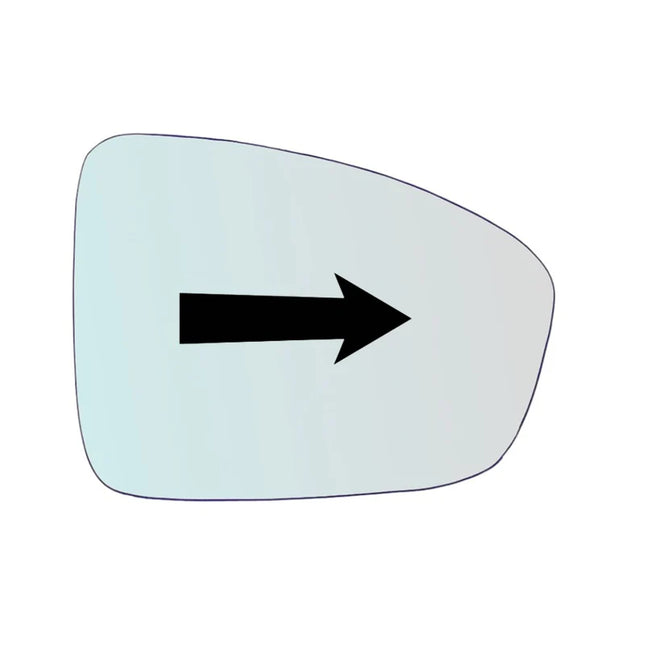 Vetro Specchio ASFERICO Lato DX-Passeggero Per Mitsubishi Colt VII dal 2023>