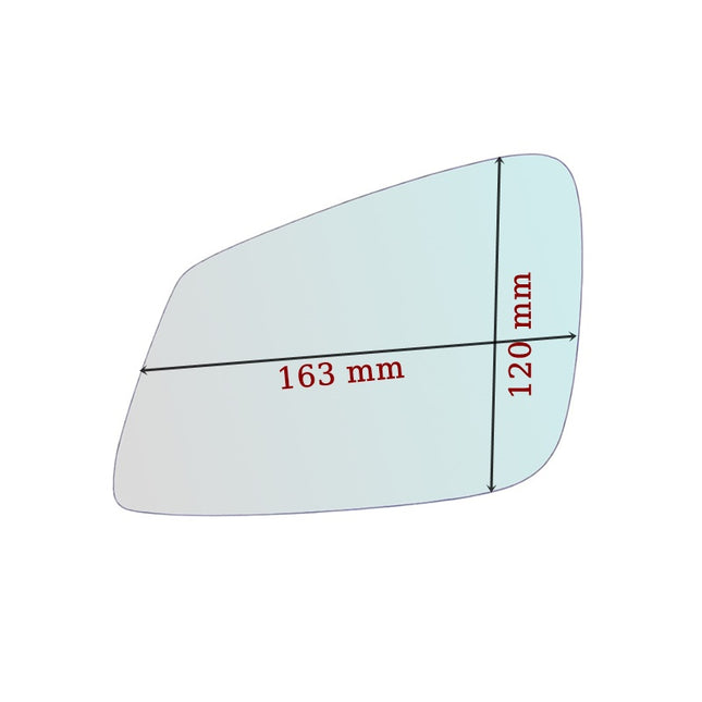 Vetro Specchio Retrovisore Lato SX-Guidatore Per Toyota Supra (DB) dal 2019>