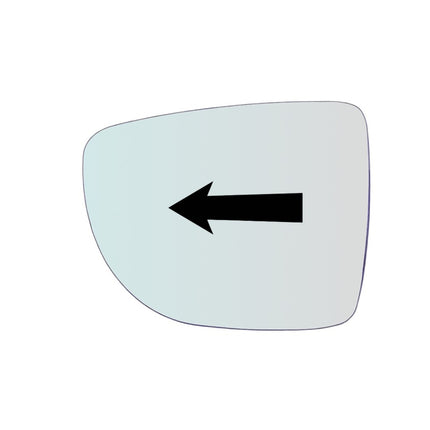 Specchio Retrovisore Termico Asferico Lato Guidatore Per Nissan Leaf dal 2014>