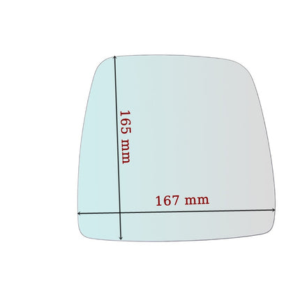 Vetro Specchio Retrovisore Lato DX-Passeggero Per Suzuki Jimny I dal 1998-2007