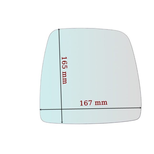 Vetro Specchio Retrovisore Lato DX-Passeggero Per Suzuki Jimny I dal 1998-2007