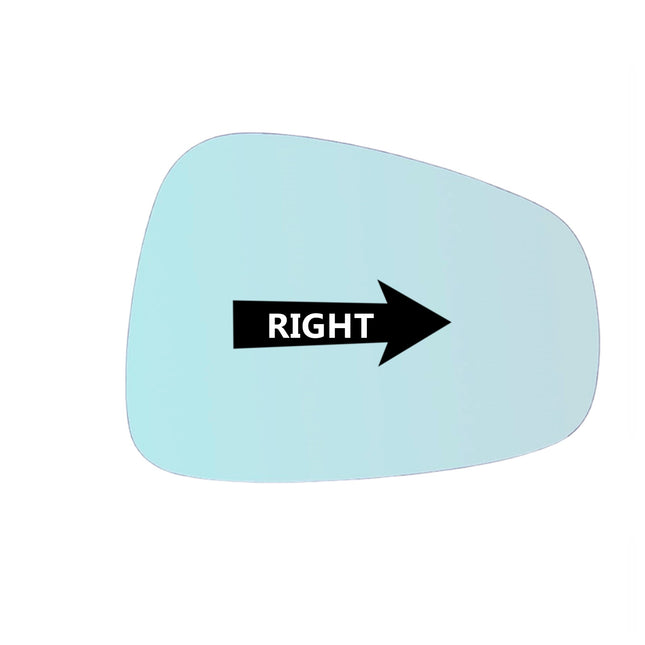 Vetro Specchio ASFERICO-AZZURRATO Lato DX Per Alfa Romeo 159 dal 2005>