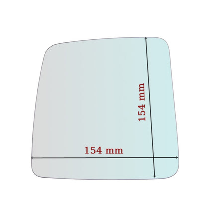 Vetro Specchio Retrovisore Lato DX-Passeggero Per Suzuki Jimny II solo dal 2007>