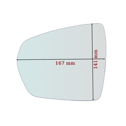 Specchietto BLIND-SPOT Lato Passeggero Per DS 7 Crossback (J) dal 2017>