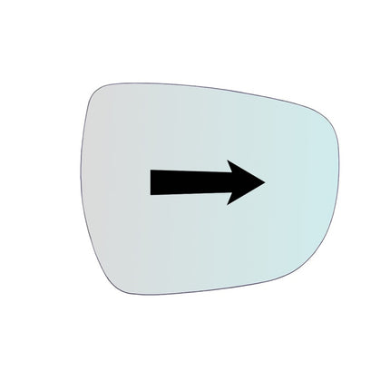 Vetro Specchio Retrovisore Lato DX-Passeggero Per Suzuki Swift V (AZ) dal 2017>