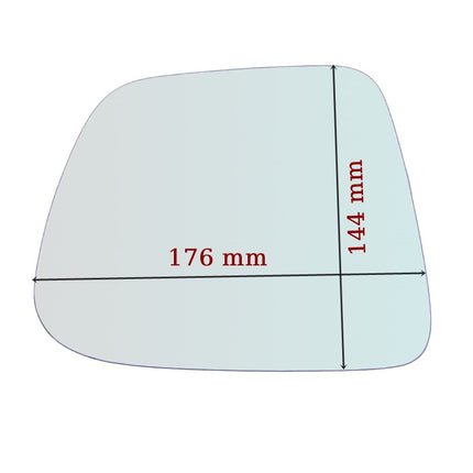 Vetro Specchio Retrovisore Lato DX Compatibile Per Chevrolet Orlando (J309) dal 2010>