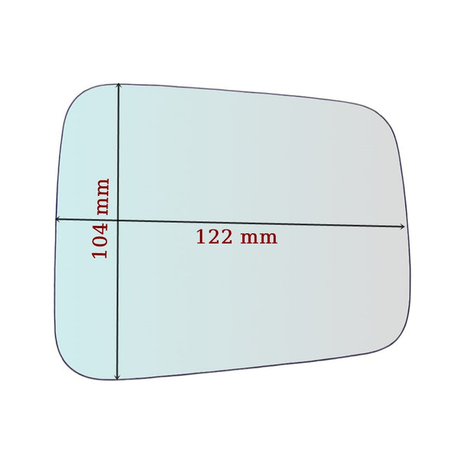 Vetro Specchio Retrovisore Lato-SX Compatibile Per Moto BMW K100