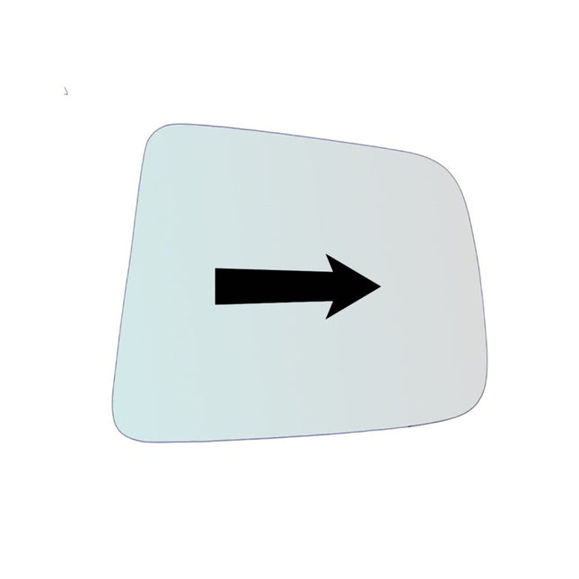 Vetro Specchio Retrovisore Lato Passeggero Per Ford Ranger I (EQ) dal 1998-2006
