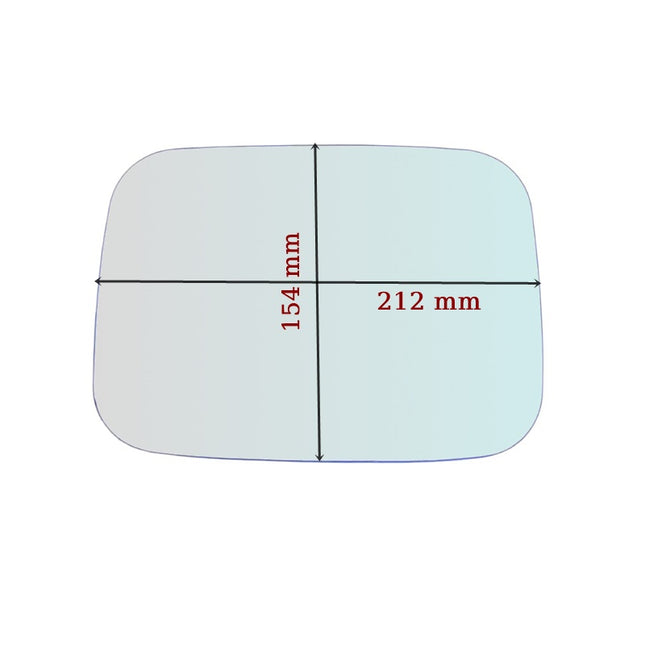 Vetro Specchio Retrovisore Lato SX-Guidatore Per Hummer H2 dal 2002>