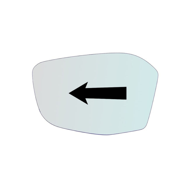 Vetro Specchio Retrovisore Lato SX-Guidatore Per Peugeot 308 III (FB) dal 2021>