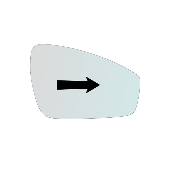 Vetro Specchio Asferico Lato DX-Passeggero Per Volkswagen Tayron (R41) dal 2024>