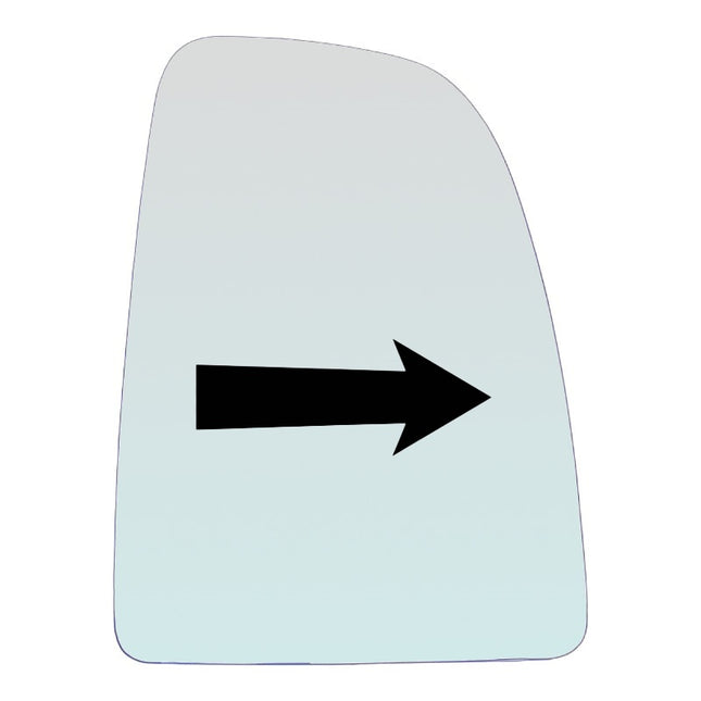 Vetro Specchio Retrovisore Lato DX Per Fiat Ducato III (250) dal 2006>