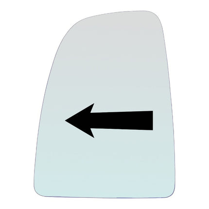 Vetro Specchio Retrovisore Lato SX-Guidatore Per Citroen Jumper III dal 2006>