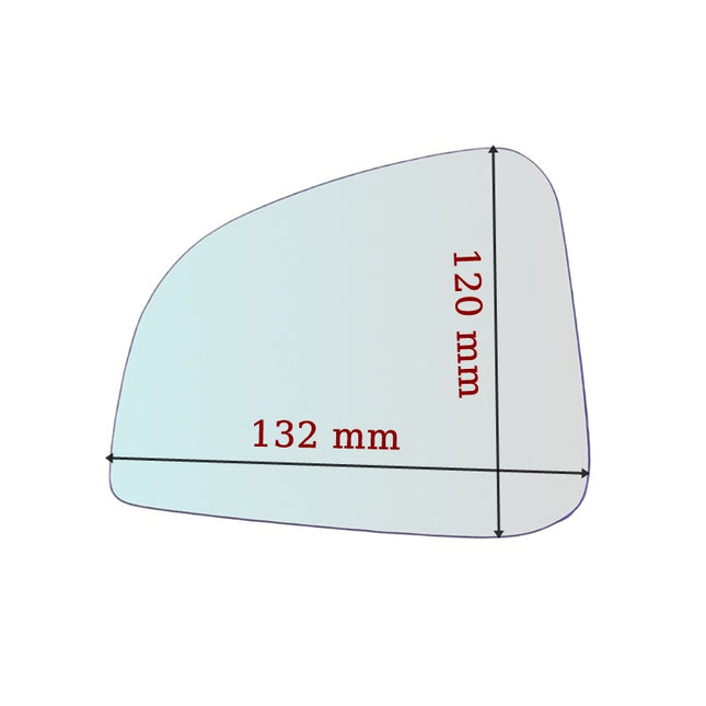 Vetro Specchio Retrovisore Lato-DX Compatibile Per Moto BMW RT 850