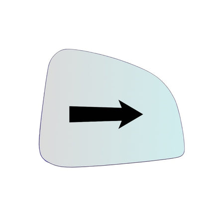 Vetro Specchio Retrovisore Lato-DX Compatibile Per Moto BMW RT 1100