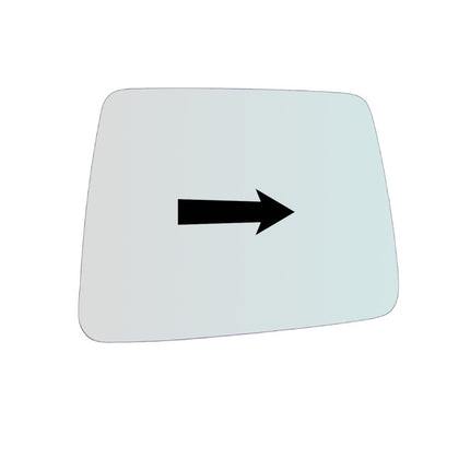 Vetro Specchio Retrovisore Lato DX Compatibile Con Nissan Patrol GR IV dal 1988-1998