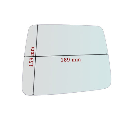 Vetro Specchio Retrovisore Lato DX Compatibile Con Nissan Patrol GR IV dal 1988-1998