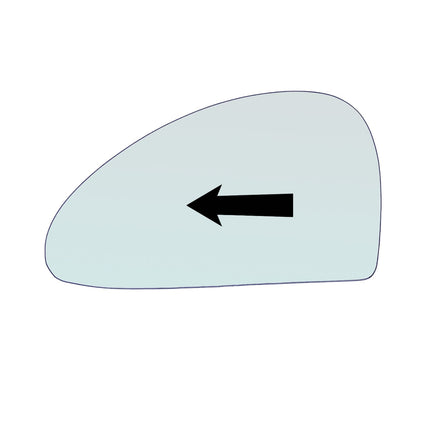 Vetro Specchio Retrovisore Lato Guidatore Per Ford Cougar (EC) dal 1998-2001