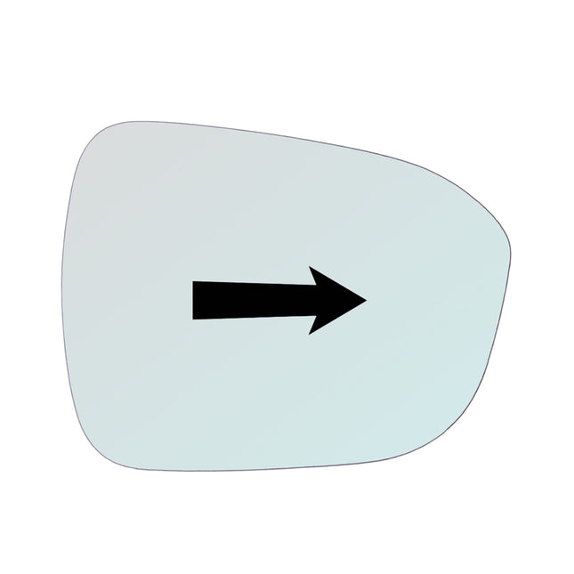 Vetro Specchio ASFERICO Lato DX-Passeggero Per Nissan Juke (F16) dal 2019>