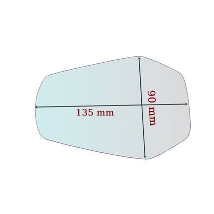 Vetro Specchio Retrovisore Lato-SX Compatibile Moto KTM 1290 Super Adventure