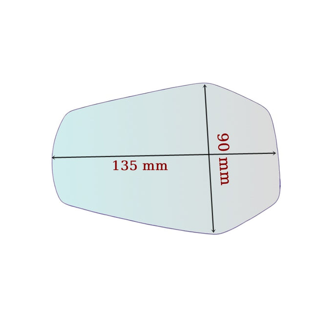 Vetro Specchio Retrovisore Lato-DX Compatibile Moto KTM 1290 Super Adventu