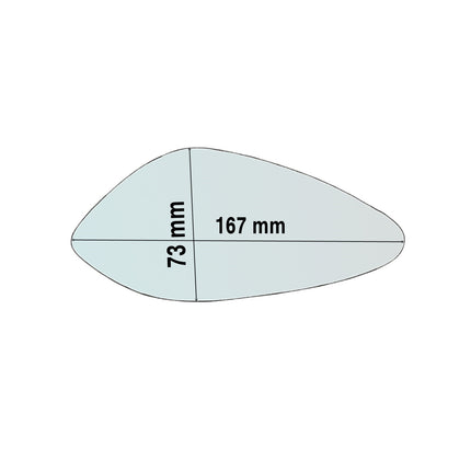 Vetro Specchio Retrovisore Lato-DX Per Moto Ducati Streetfighter 1098