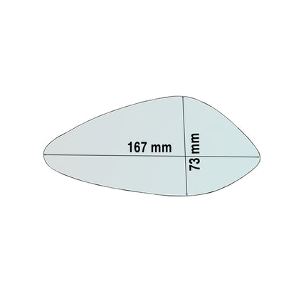 Vetro Specchio Retrovisore Lato-DX Per Moto Ducati Streetfighter 1098