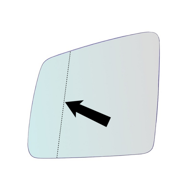 Vetro Specchio ASFERICO Lato Guidatore Per Mercedes Classe GL (X164) dal 2011>