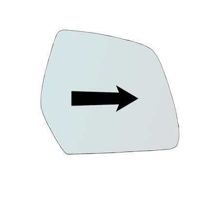 Vetro Specchio Retrovisore Lato DX-Passeggero Compatibile Per Mahindra KUV 100