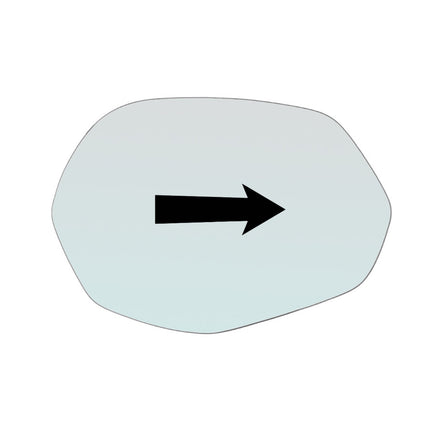 Vetro Specchio ASFERICO Lato Passeggero Per Jeep Compass III dal 2025>