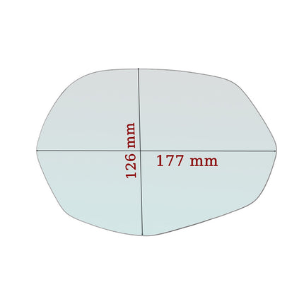 Vetro Specchio ASFERICO Lato Passeggero Per Jeep Compass III dal 2025>