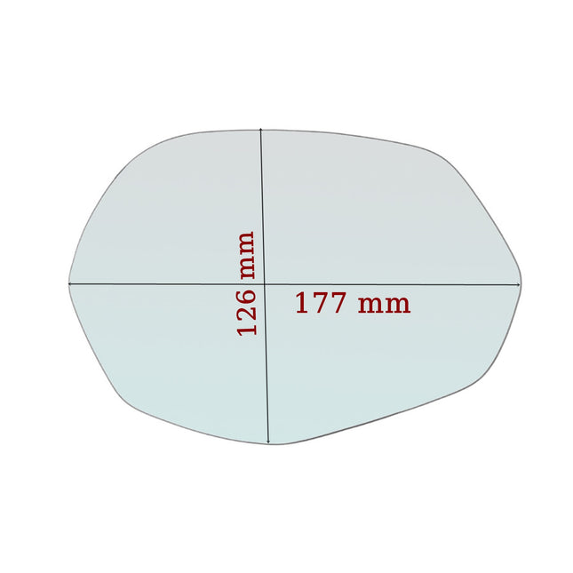 Vetro Specchio ASFERICO Lato Passeggero Per Jeep Compass III dal 2025>