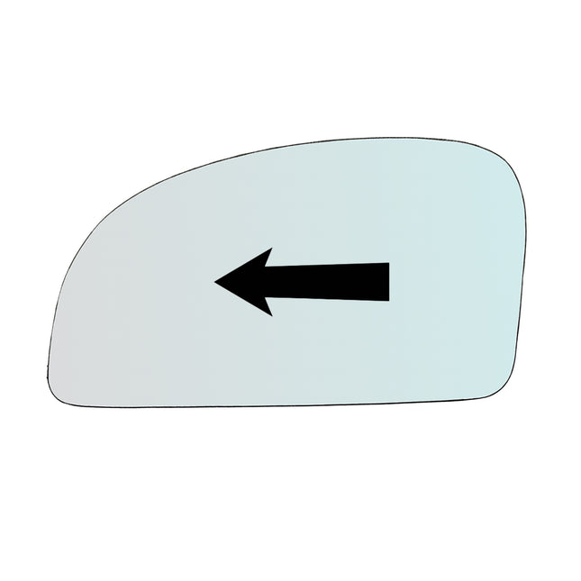 Vetro Specchio Retrovisore Lato Guidatore Per Hyundai Getz dal 2002-2011