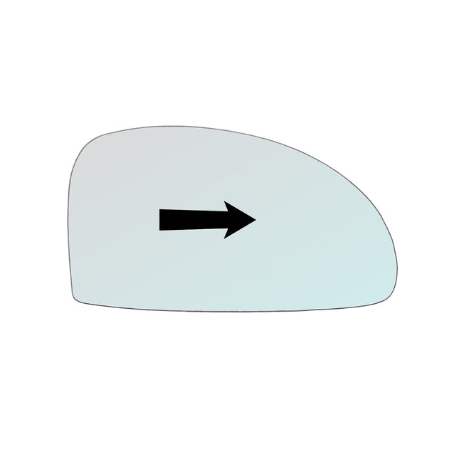 Vetro Specchio ASFERICO Lato DX-Passeggero Per Kia Cerato I (LD) dal 2004>
