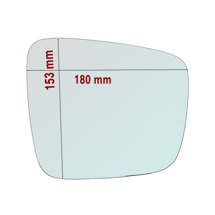 Vetro Specchio Retrovisore Lato Passeggero Per Renault Kangoo Express dal 2021>