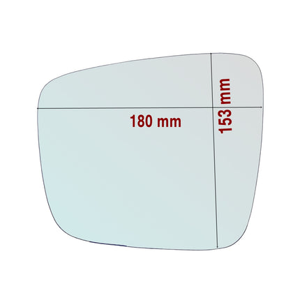 Vetro Specchio ASFERICO Lato Guidatore Per Renault Kangoo III dal 2021>