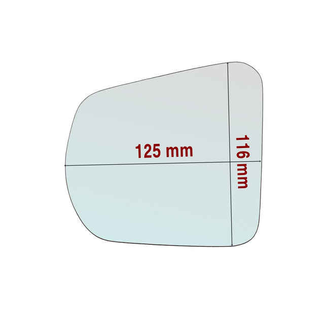 Vetro Specchio Retrovisore Lato-SX Per Moto Honda Pacific 850 dal 1994>