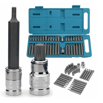 A. Kit 40 Inserti Xzn Millerighe Torx Esagonali Gruppo VAG Auto Camper Furgone Universale - BIBA-RICAMBI