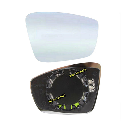 Piastra Vetro Specchio Lato DX-Passeggero Per Skoda Fabia III (NJ) dal 2014>