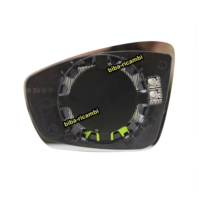 Piastra Vetro Specchio Lato DX-Passeggero Per Skoda Rapid (NH3) dal 2012>