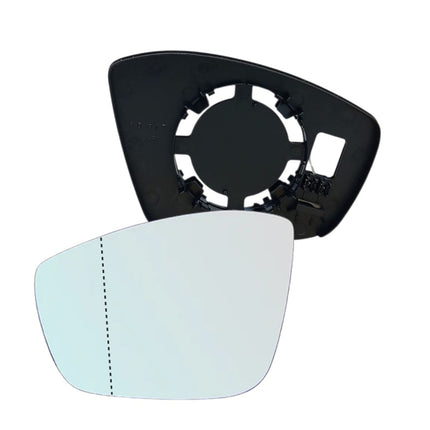 Piastra Specchio Retrovisore Asferica Lato SX-Guidatore Per Citroen C4 Cactus dal 2018>