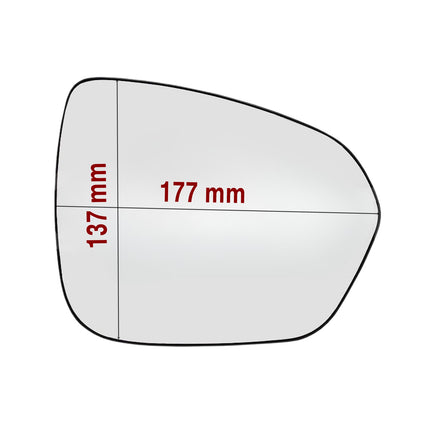 Piastra Specchio TERMICA Lato DX-Passeggero Per Renault Espace VI dal 2023>