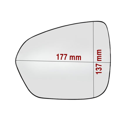 Piastra Specchio TERMICA Lato SX-Guidatore Per Renault Austral dal 2022>
