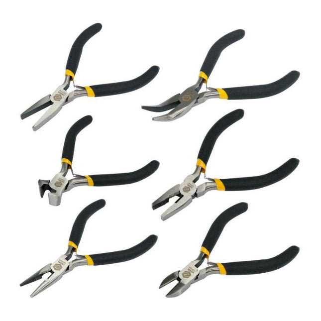Mini pinze da elettronica, 6 pezzi, lunghezza 125 mm VOREL