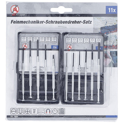 Cacciaviti di precisione 11 pezzi bgs germany BGS GERMANY