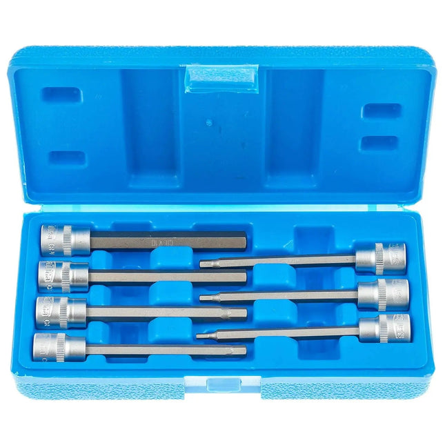 Serie Bussole Maschio Esagonali Lunghezza 110 MM ( 7 pezzi) - BIBA-RICAMBI